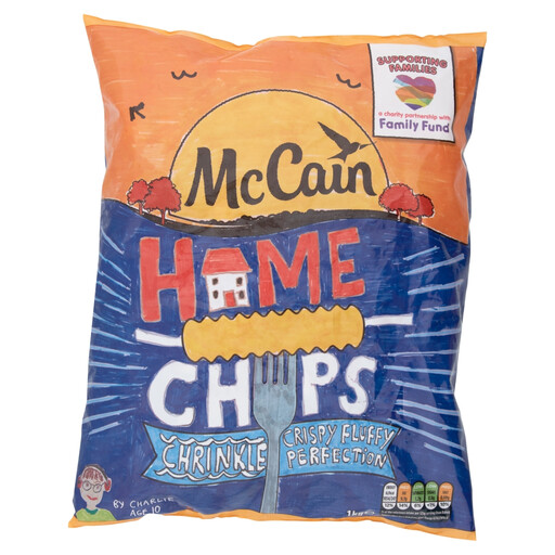 McCain Home Chips Crinkle 1kg
