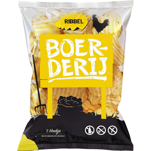 Farmhouse Biscuits Sea Salt Ribbed Chips - 150 g