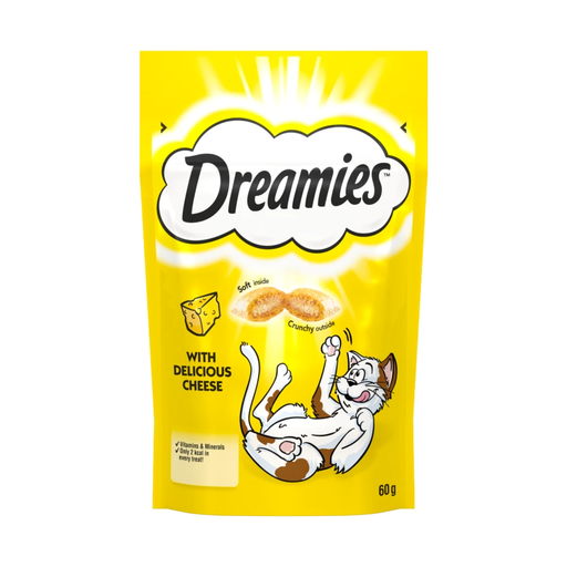 Dreamies Cat Treat Biscuits with Cheese 60g