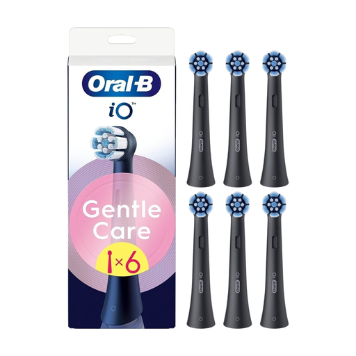Oral-B iO Gentle Care Black, pack de 6