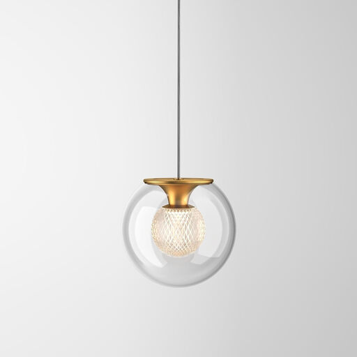 Tubicen Dual-Globe Pendant Light Gold