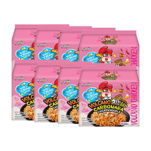 Paldo Volcano Carbonara Chicken Noodles
