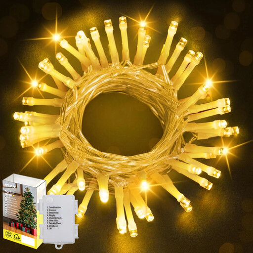 M.TK MOVETECK LED String Light 4m 50 LED, Warm White