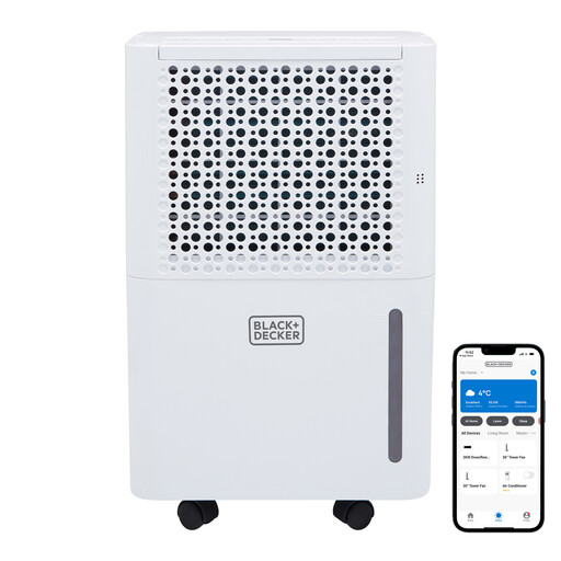 BLACK+DECKER 12L Smart Dehumidifier & Ioniser