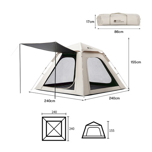 Mobi Garden, Automatic Pop-Up Camping Tent 155