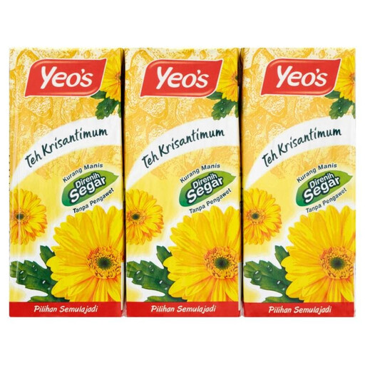 YEO'S Chrysanthemum Tea, 6 × 250 ml