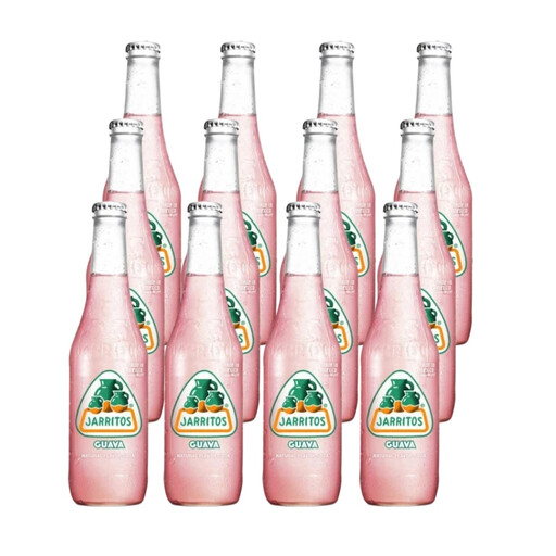 Jarritos Mexican Soda Guava 370ml X 12 Bottles