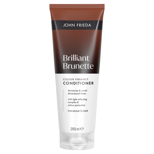 John Frieda Brilliant Brunette Colour Vibrancy Conditioner 250ml