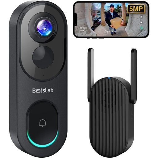 BOTSLAB R810 video doorbell with 32GB SD card