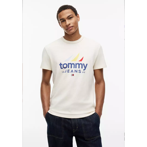 Tommy Hilfiger Jeans Sailing Logo T-Shirt - Calico
