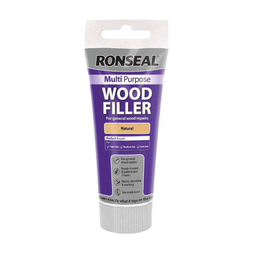 Ronseal Multi Purpose Wood Filler Tube Natural 100g
