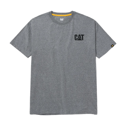 CAT TRADEMARK TEE DARK HEATHER GREY SIZE XXL