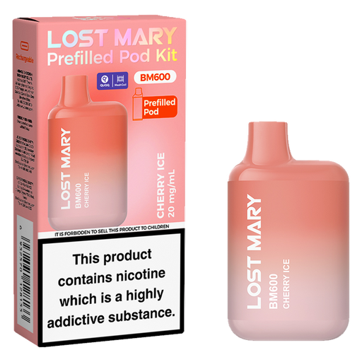 Lost Mary Bm600 Prefilled Kit Cherry Ice