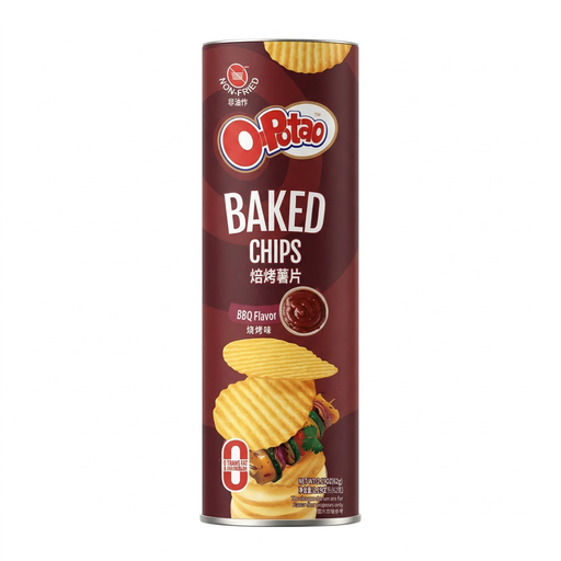 Yanjin Puzi O-Potao Baked potato chips- BBQ 62g