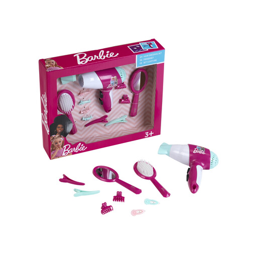 Theo Klein Barbie Hair Styling Set with Hair Dryer