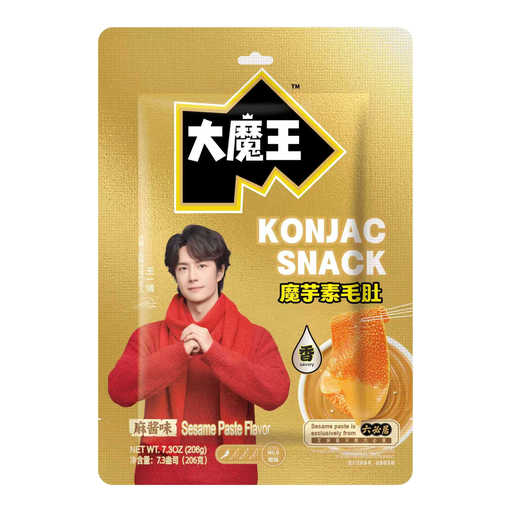 Yan Jin Pu Zi MOWON Konjac Snack Sesame Paste Flavour 206g