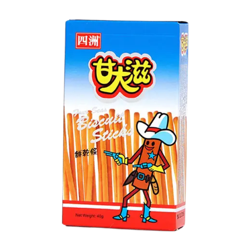 四洲饼干棒 40 g 包装