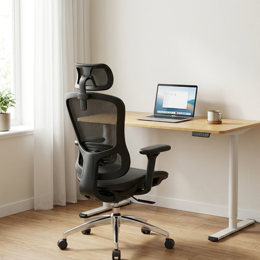 Sihoo C300 Office Chair + Loctek Ergonomic Standing Desk