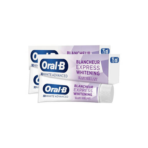 Oral-B 3D White Advanced Luxe Toothpaste Intense 75ml - Pack of 2