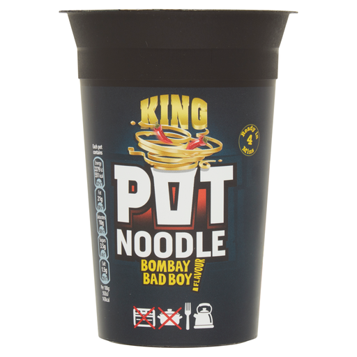 Pot Noodle King Bombay Bad Boy 114g