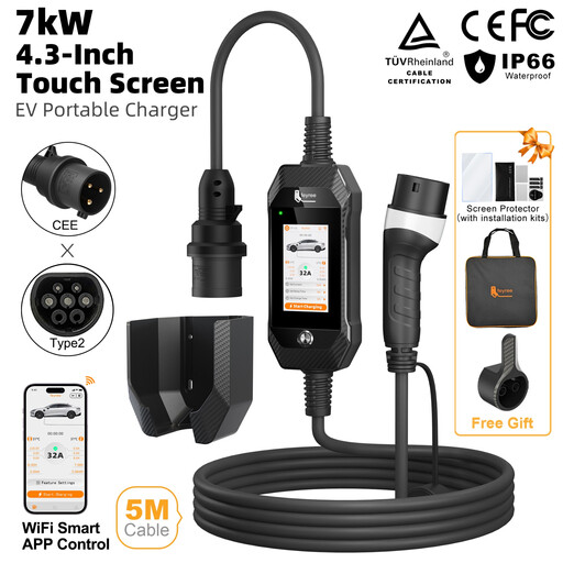feyree Portable 7kW EV Charger Type2