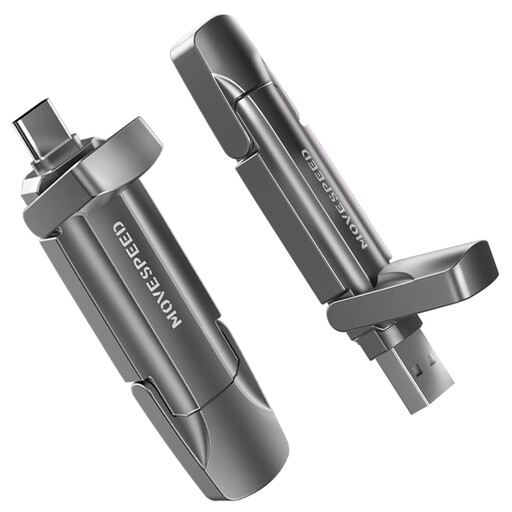 MOVESPEED USB Flash Drive 512GB mit Dual-Interface USB-A und USB-C
