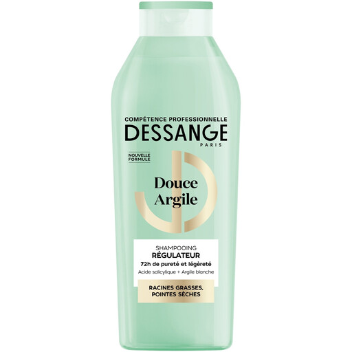 DESSANGE Rebalancing Shampoo with White Clay for Oily Roots & Dry Ends, 280 ml