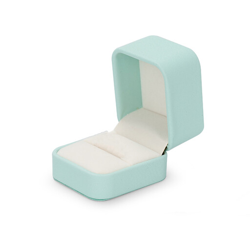 Oirlv PU Leather Ring Box Light Green