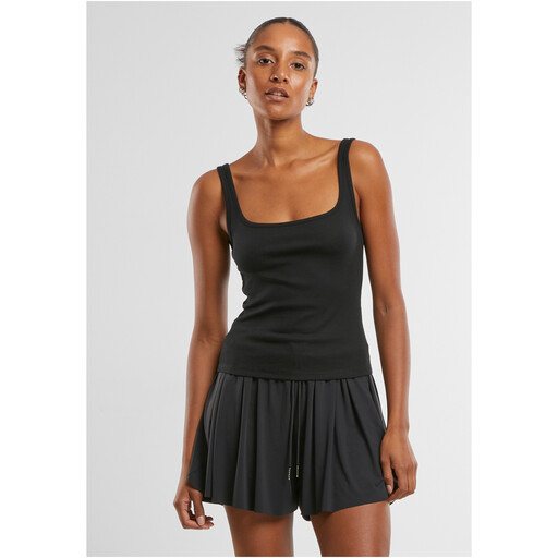 Urban Classics Ladies Wide Neck Rib Top 2-Pack