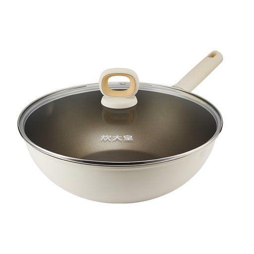 COOKER KING Non-stick Wok 32cm with glass lid