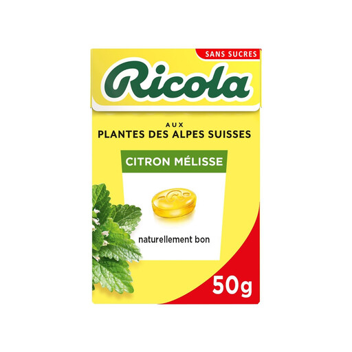 RICOLA Pastilles Citron-Mélisse Sans Sucres
