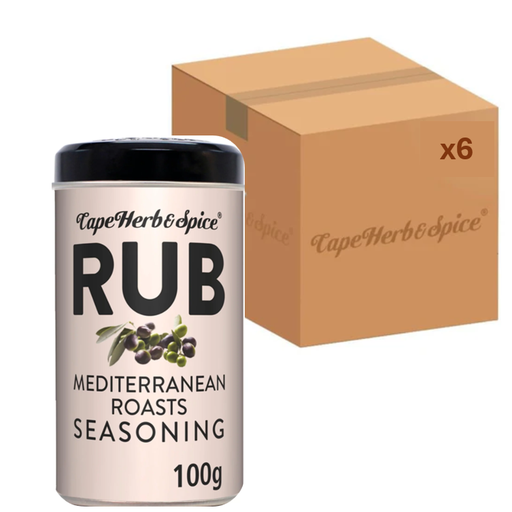 Cape Herb & Spice Mediterranean Roast Rub 100g x 6