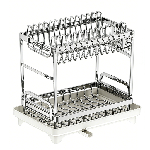 Maxcook Dish Drying Rack 2 Tier Large