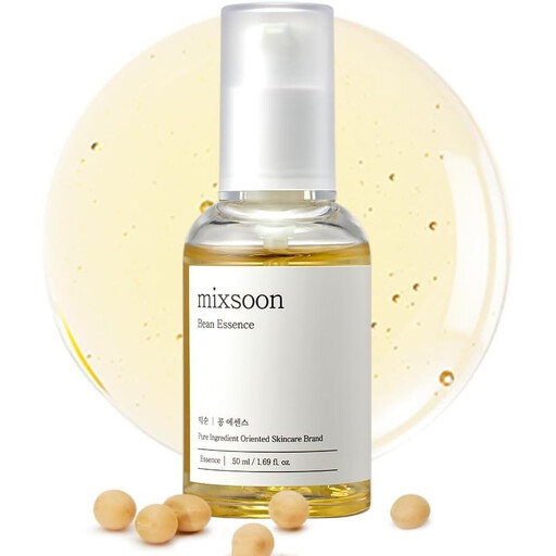 mixsoon Bean Essence, Exfoliating, Moisturizing, Smooth Skin, Fermented Soybean Extract, Soft Formula for Sensitive Skin, Korean Skincare (50ml)
