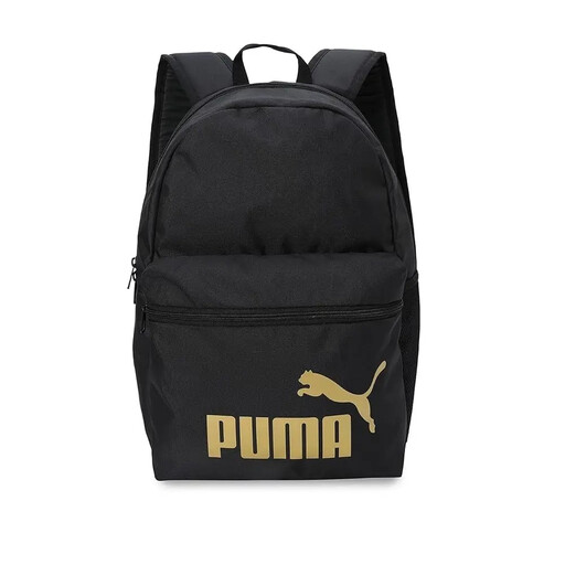 PUMA Phase Backpack Black-Gold-No.1 Unisex