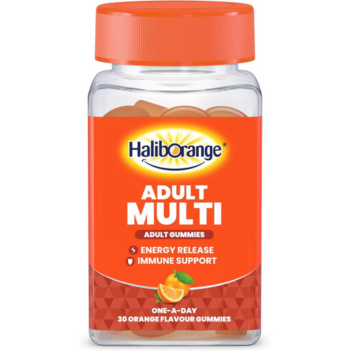 Haliborange Adult Multi 30 Orange Flavour Gummies