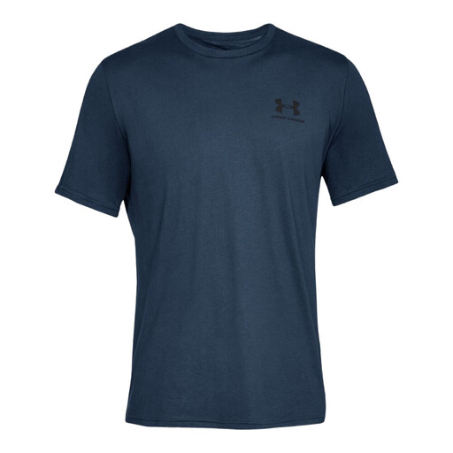 Under Armour Men's Left Chest Logo Short Sleeve in Navy