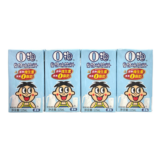 WANT WANT O Bubble Fruit Milk Flavour Drink Original Flavour 4-Pack