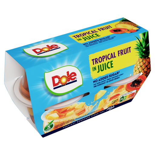 Dole Tropical Fruit In Juice 4 x 113g