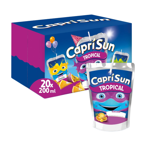 Capri-Sun 热带风味儿童果汁饮品，20 袋 200 ml 装