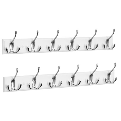 eSituro Wandgarderobe mit 6 Haken
