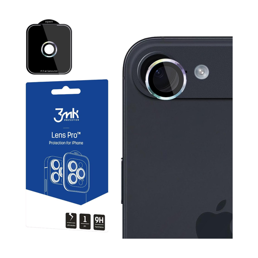 3mk Lens Protection Pro Tempered Glass for iPhone 17 Air - Multicolor