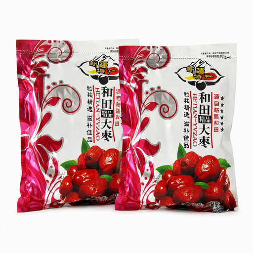 HETIAN-YVZAO Dried Hetian Date Large 500g x2