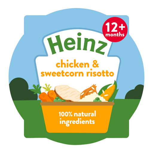 Heinz Chicken & Sweetcorn Risotto Baby Food Tray 12+ Months
