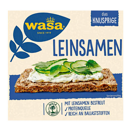 Wasa Sesame & Flaxseed Knäckebrot，210 g