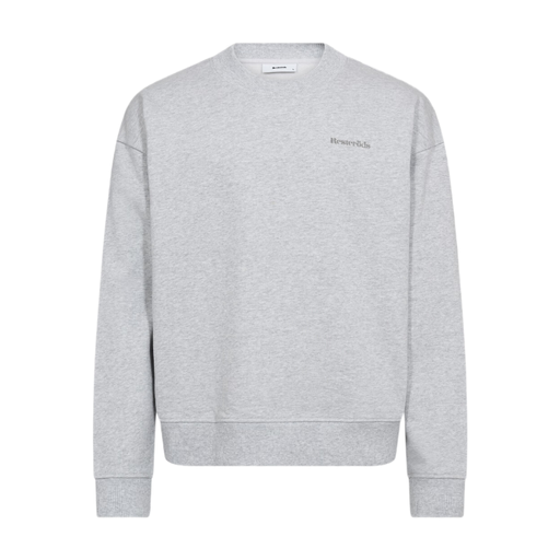 Resteröds RTDRAKE Men's Round Neck Sweatshirt Light Gray Melange