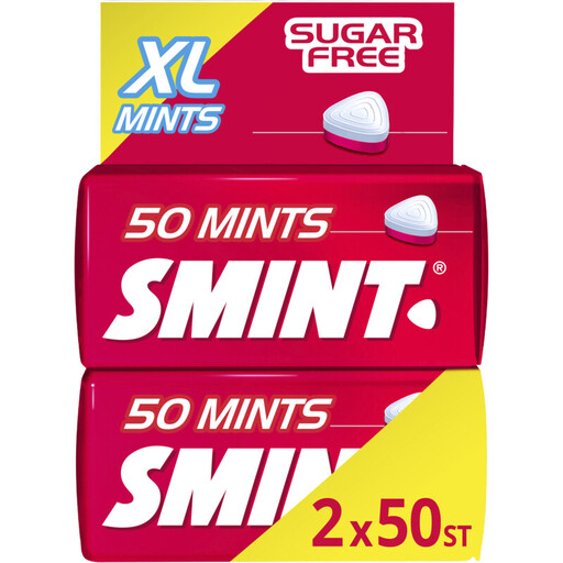 Smint XL Tin Strawberry With Vitamin C