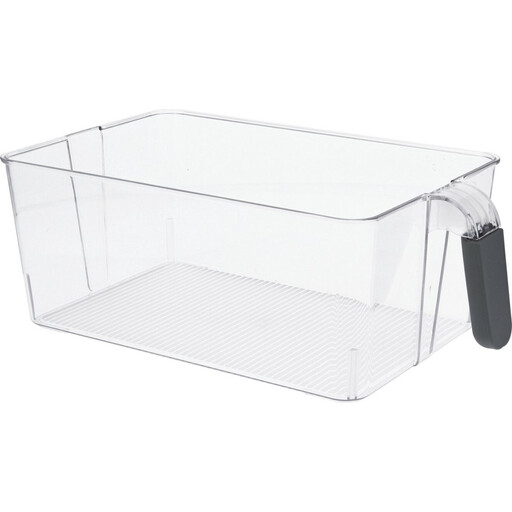 Organizer Fridge Kitchen Bin - Transparent, 31 x 18 x 11.5 cm