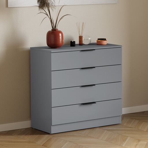 Vida Designs Trega 四抽屉斗柜，灰色