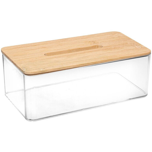 5five Selena Bamboo Tissue Box